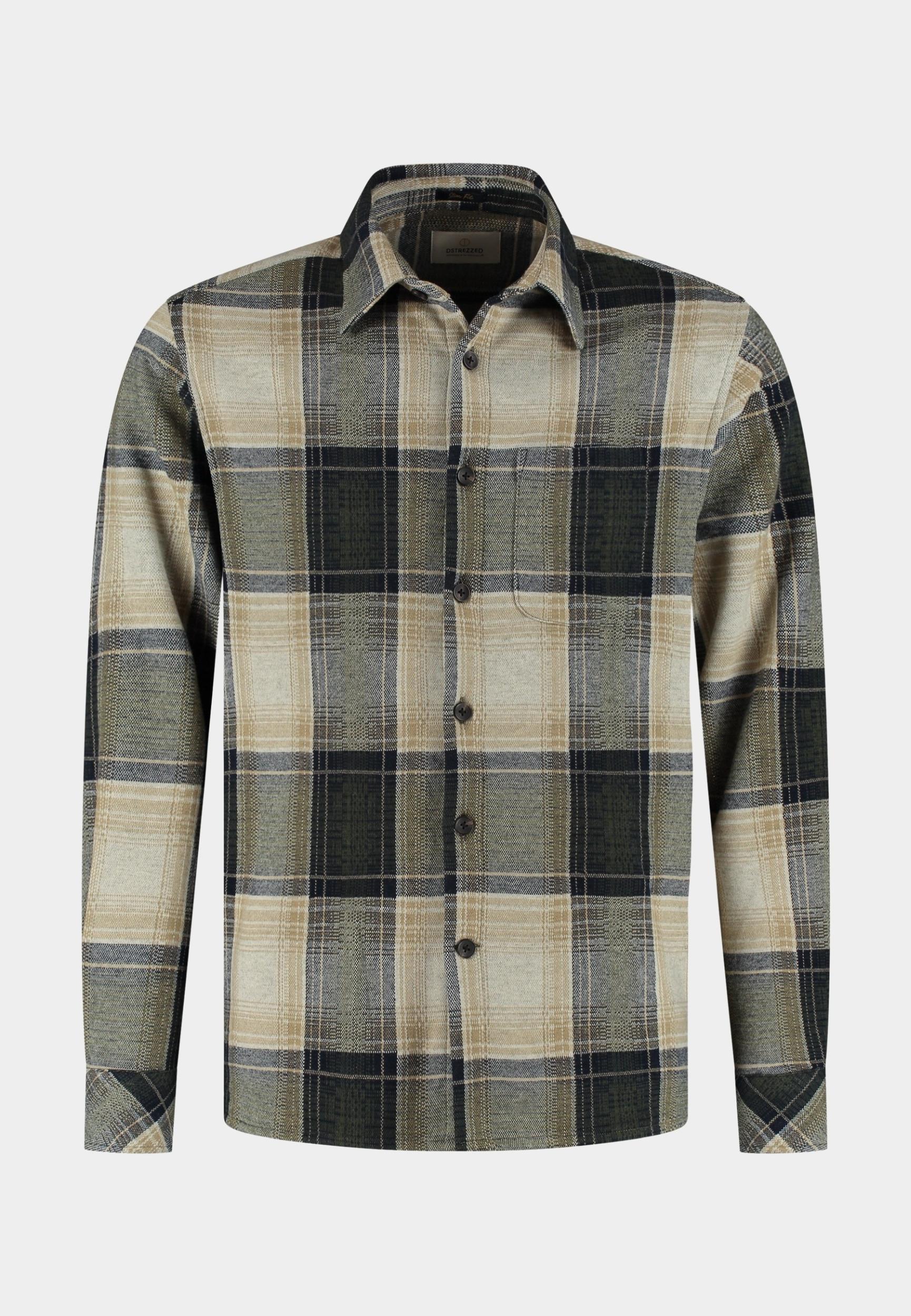 Dstrezzed Casual hemd lange mouw Groen DS_Gus Flannel Shirt 303882-AW25/524