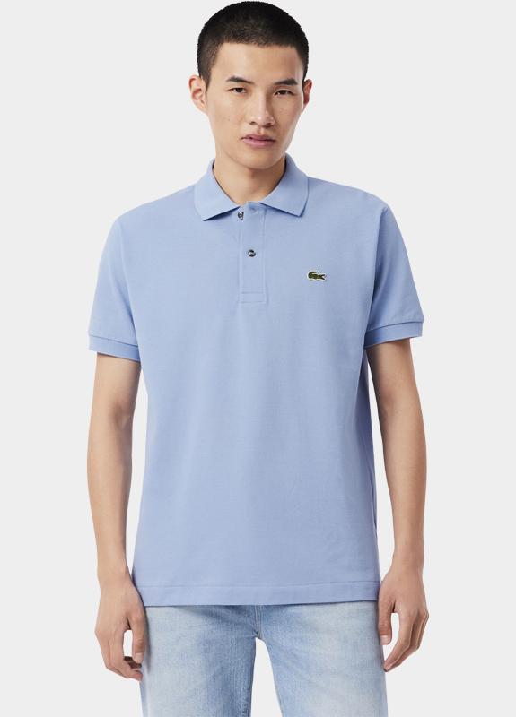 Lacoste Polo heren Blauw piqué regular fit L1212/AEY