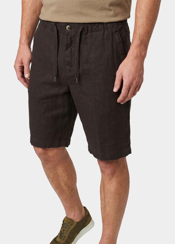 Bos Korte Broek Bruin Bermuda Linnen 5736.426/679