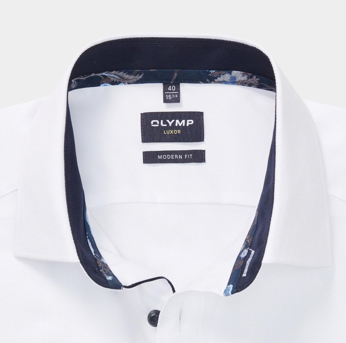Olymp Business hemd lange mouw Wit Luxor 24/Seven 124084/00