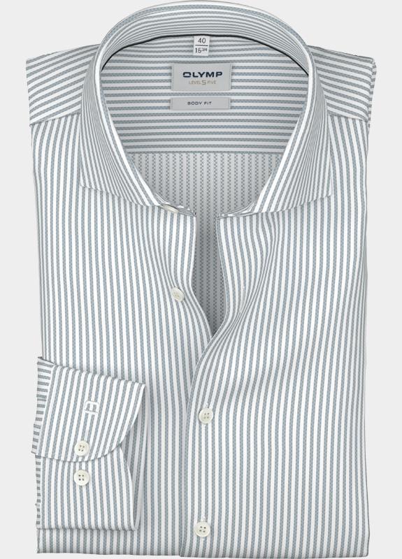 Olymp Zakelijk overhemd heren Grijs Level Five 209774/63