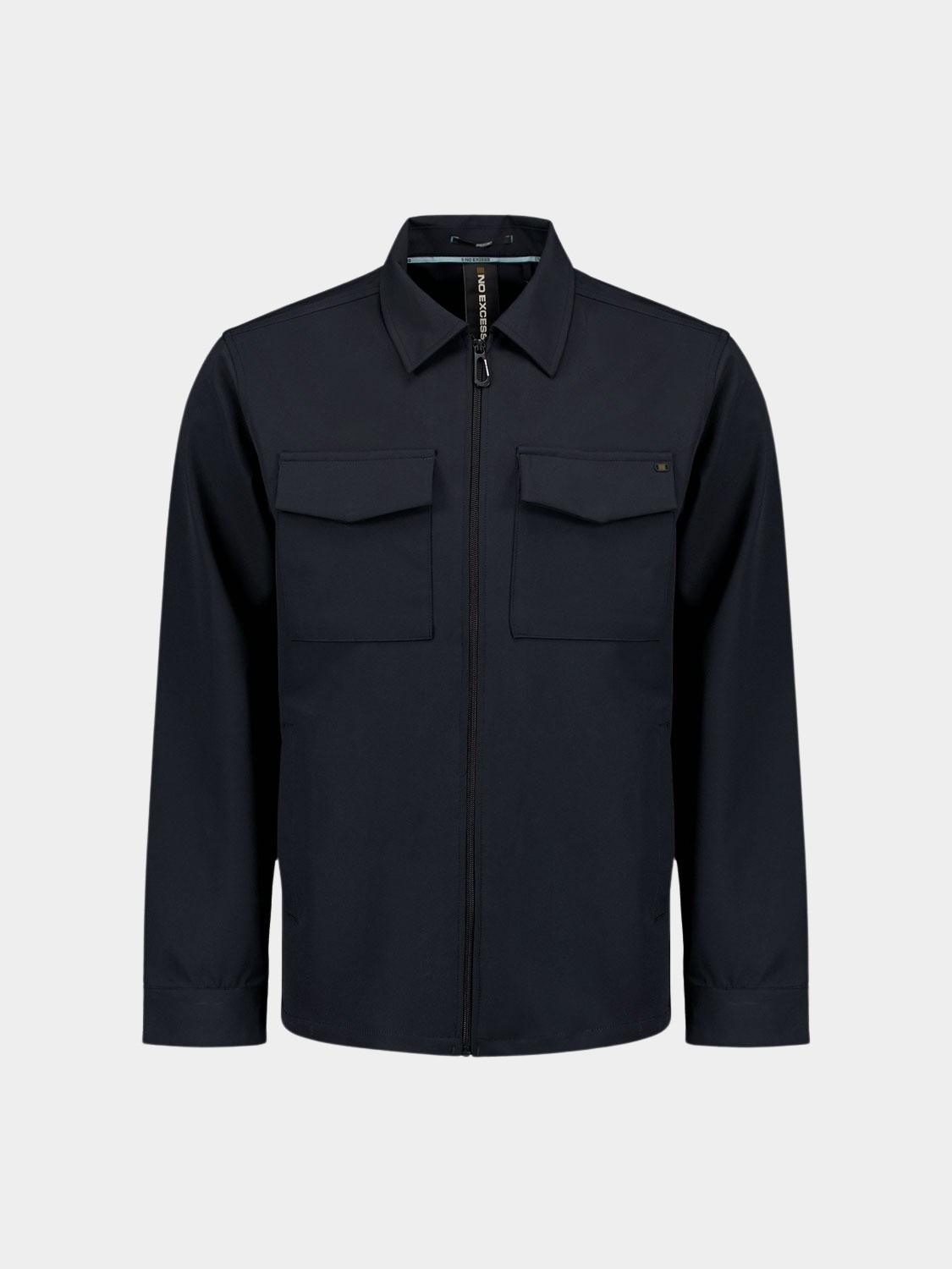 No Excess Overshirt Blauw  27510104/078