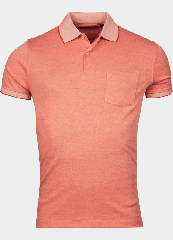 R.B. Boston Polo korte mouw Rood Poloshirt 515280-78/33