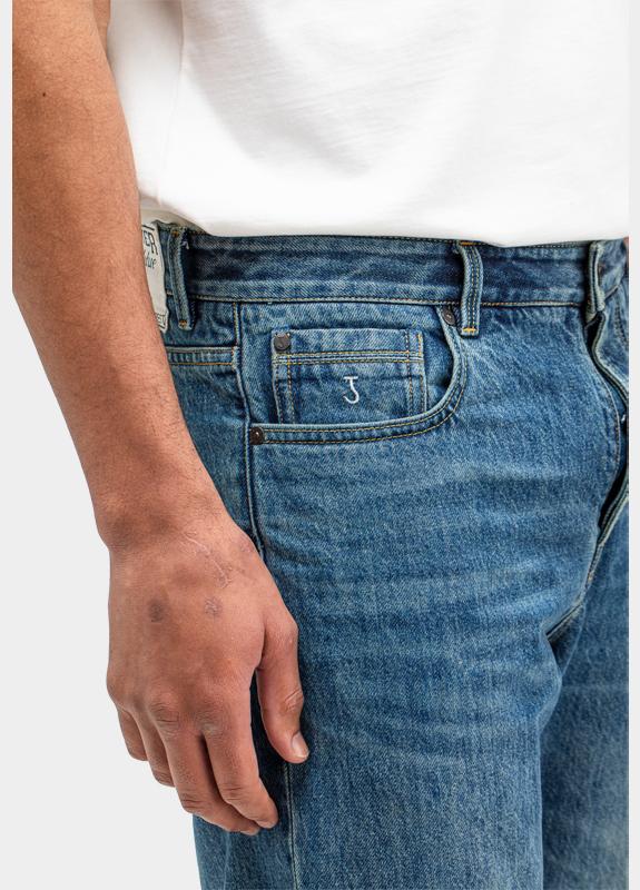 Butcher of Blue Jeans Blauw Berkley loose ozone Denim M2421045/812