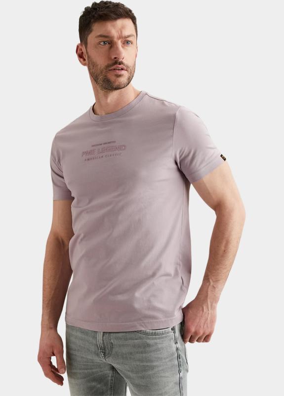 PME Legend T-shirt korte mouw Paars Short sleeve r-neck hd cotton PTSS2603584/4203