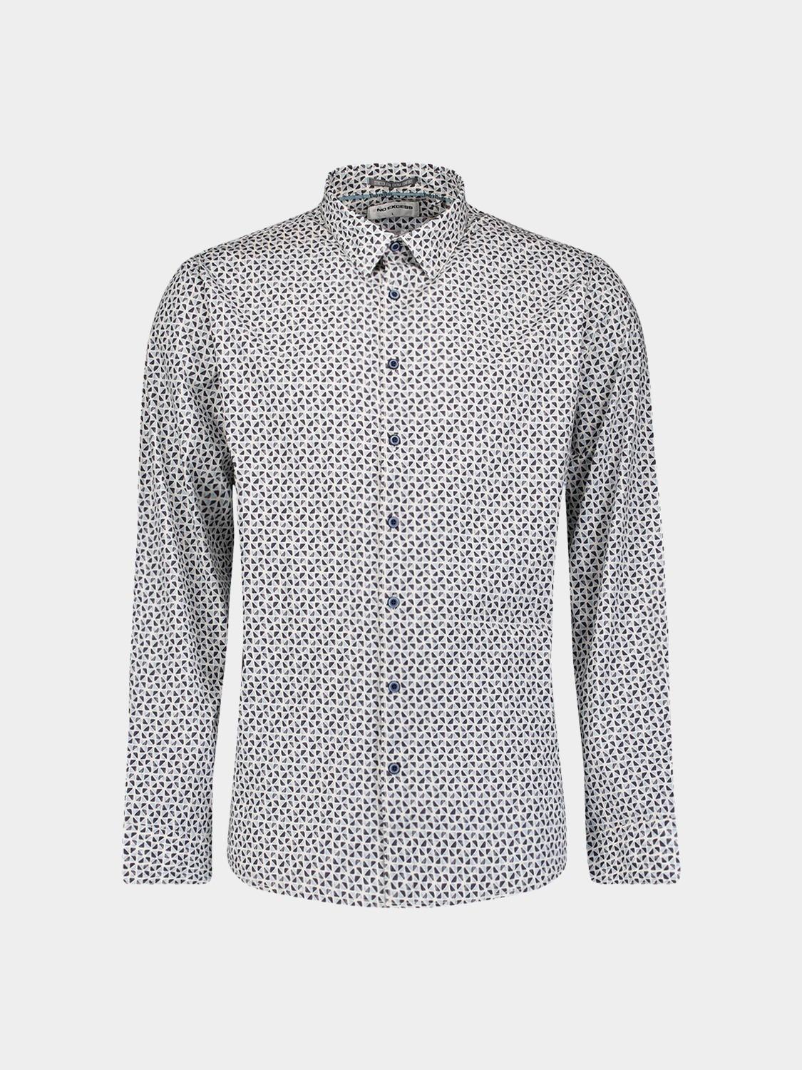 No Excess Casual hemd lange mouw Blauw  29430921/138