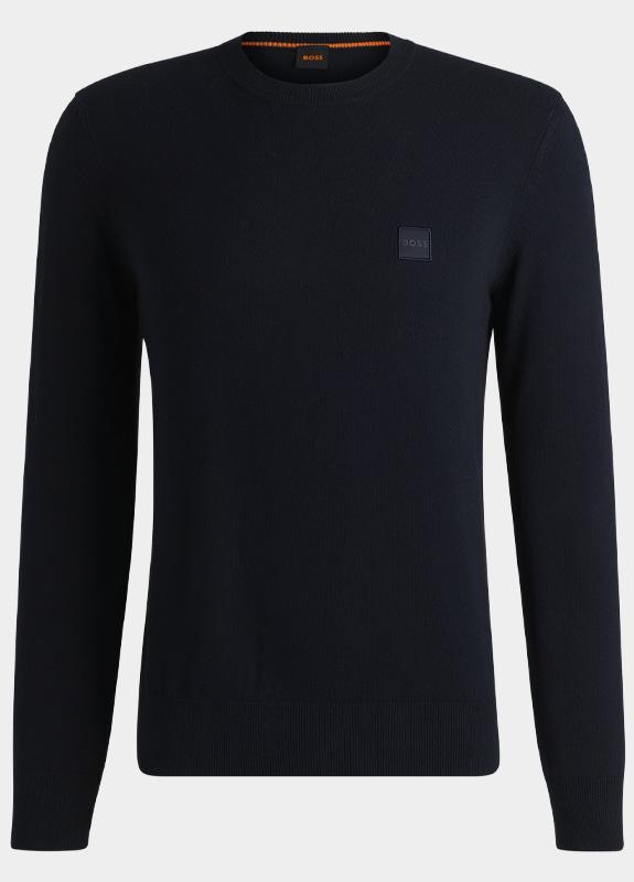 BOSS Orange Pullover Blauw Kanovano_S 10265856 01 50527583/404 BOSS Orange Pullover Blauw Kanovano_S 10265856 01 50527583/404
