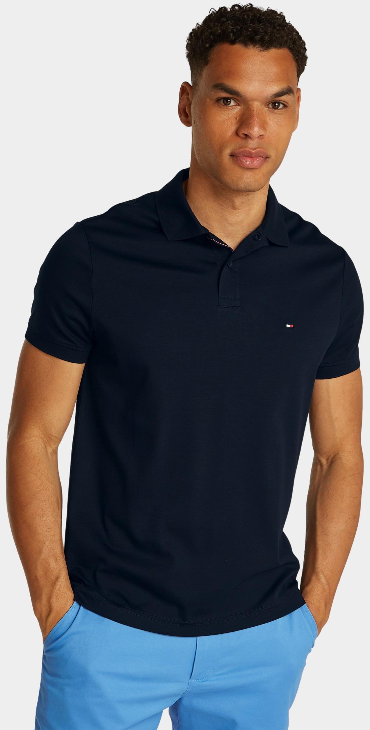 Tommy Hilfiger Polo korte mouw Blauw Interlock Placket Inter Reg Po MW0MW38465/DW5