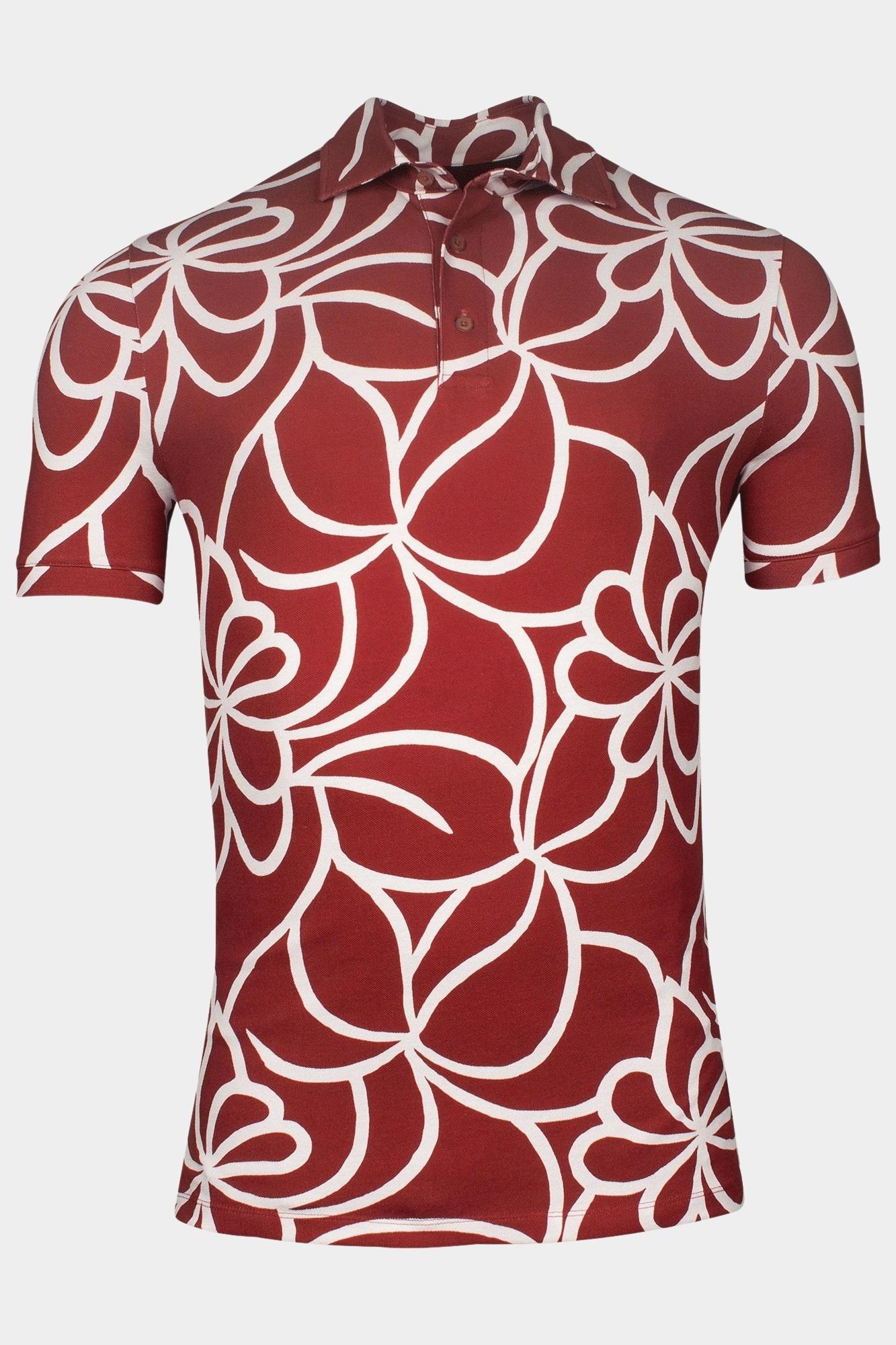 Giordano Polo korte mouw Rood Formentini short sleeve polo 516582/30