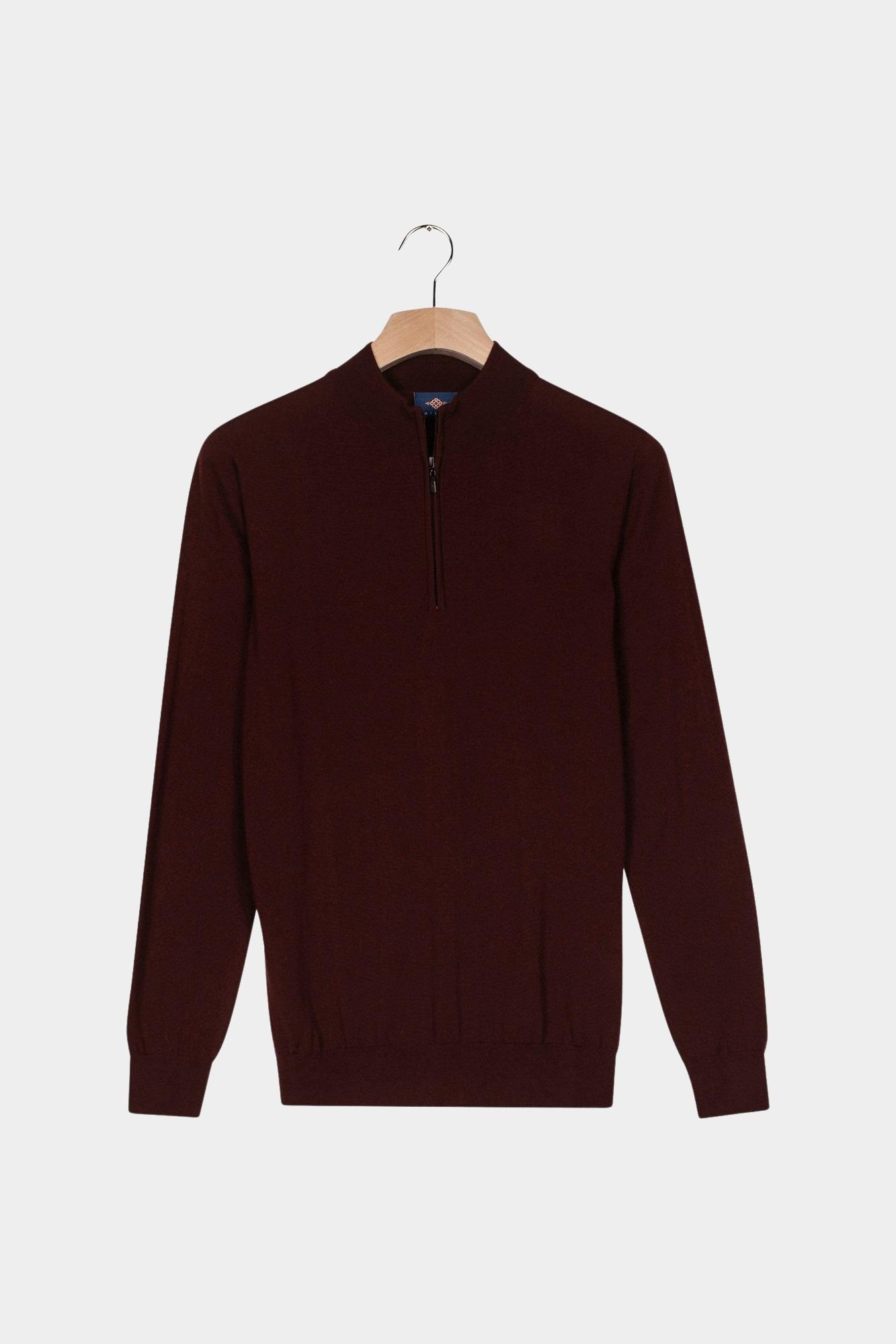 Baileys Half Zip Paars Pullover 1/2 Zip  14gg single 520064/49