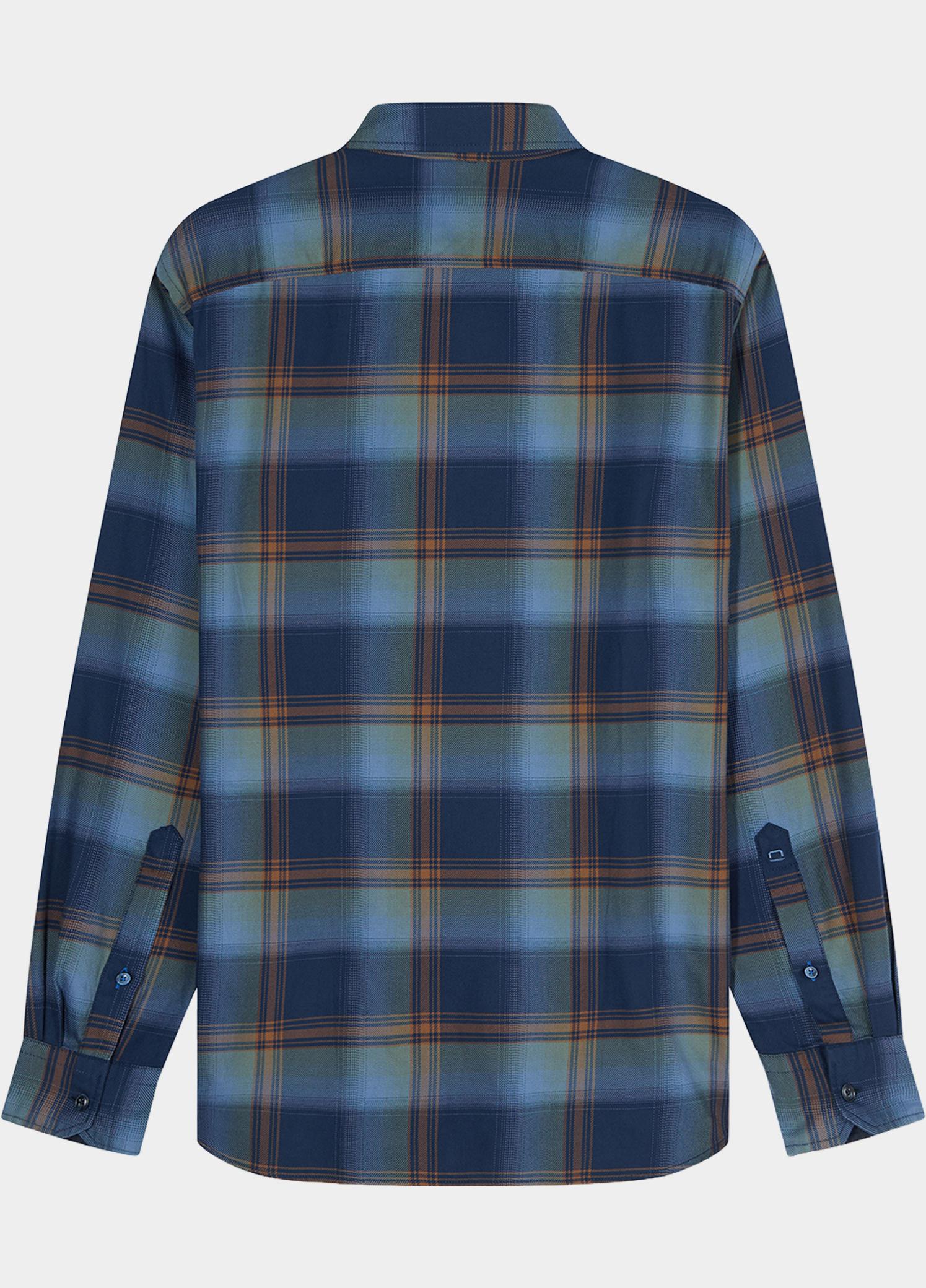 Olymp Overhemd heren Blauw CASUAL D.2456/D.2418 409424/15