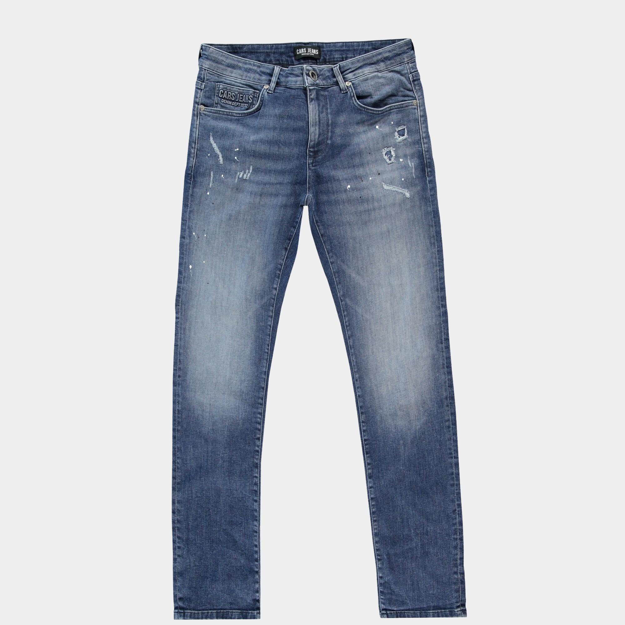 Cars Jeans 5-Pocket Jeans Blauw BATES 74638/06