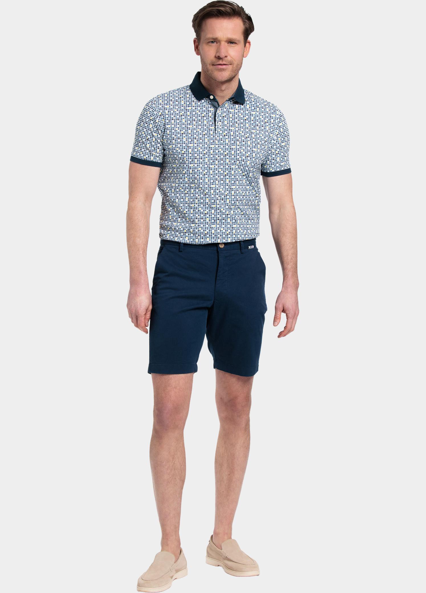 Giordano Korte Broek heren Blauw Stockholm Short Garment Dyed 411115/69