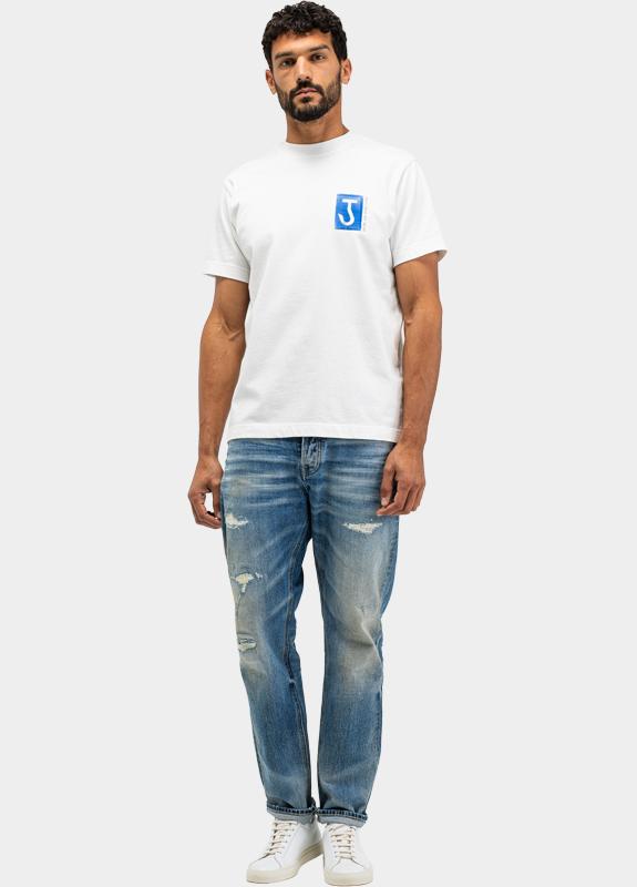 Butcher of Blue T-shirt korte mouw Wit Army Cyan M2613036/112