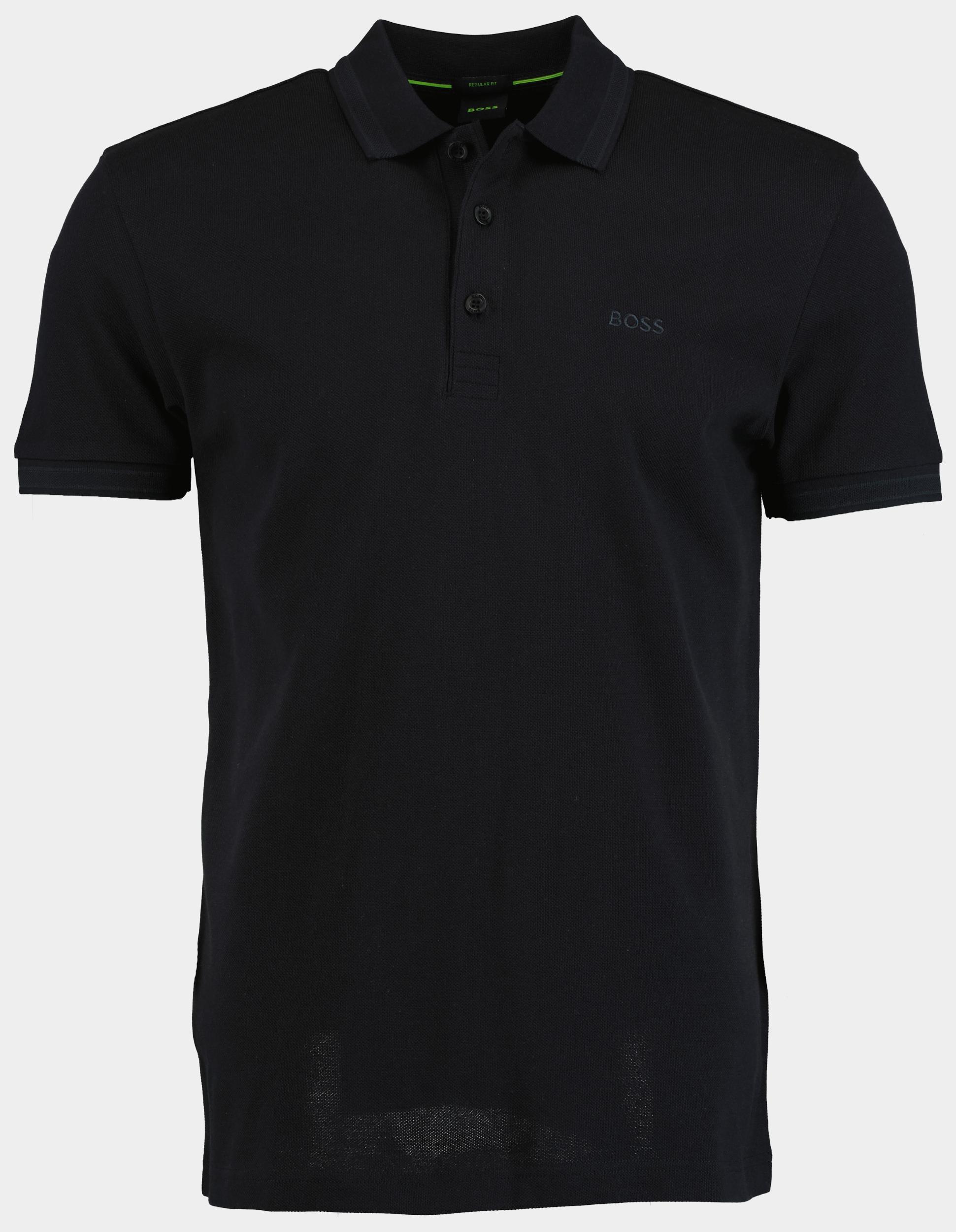 BOSS Green Polo korte mouw Blauw Paddy 10241663 01 50469055/411