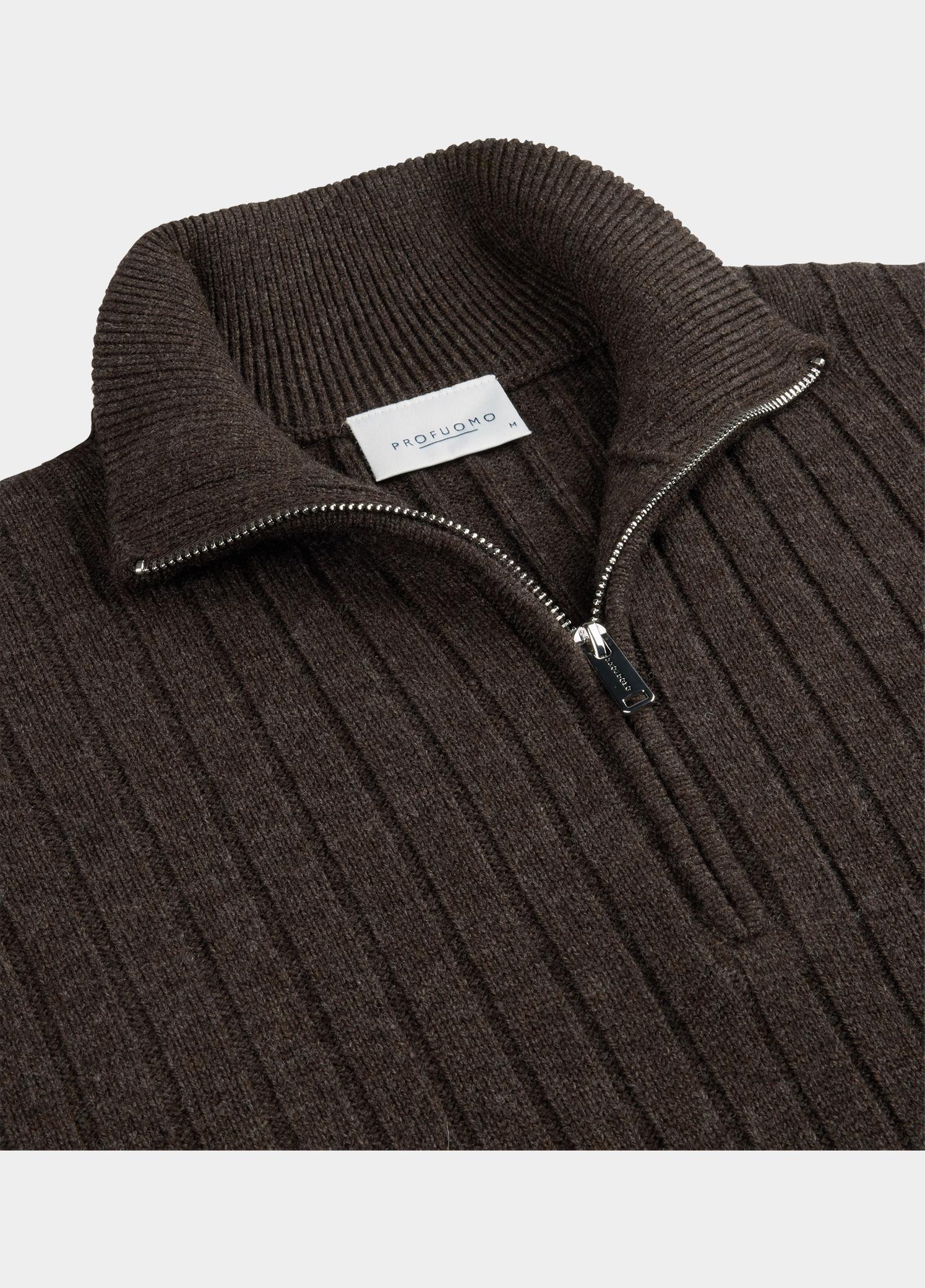 Profuomo Half Zip Bruin  PPWJ30019/B