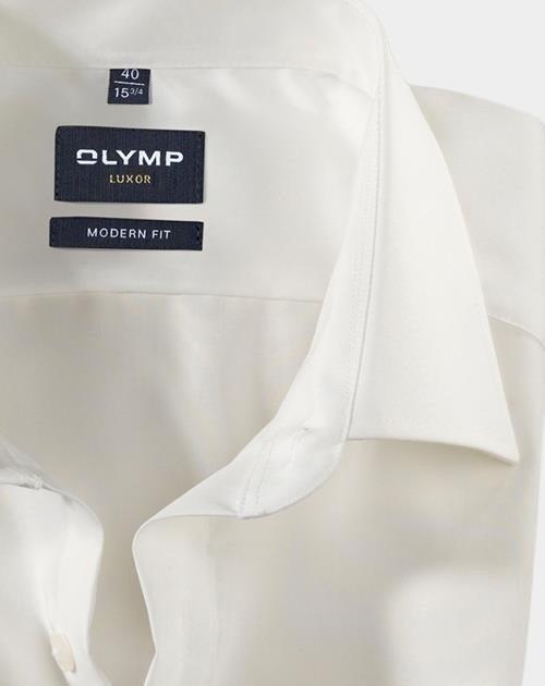 Olymp Business hemd korte mouw Beige Luxor 030012/21
