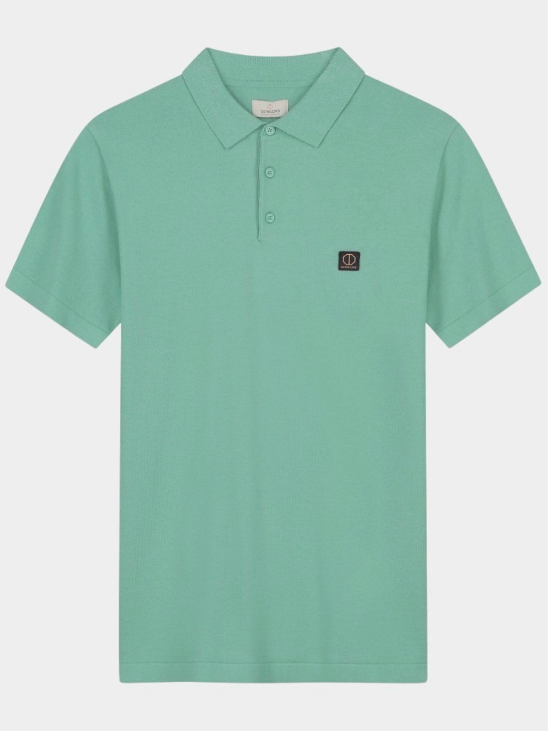 Dstrezzed Polo korte mouw Groen Polo s/s Cotton Knit 420022/556