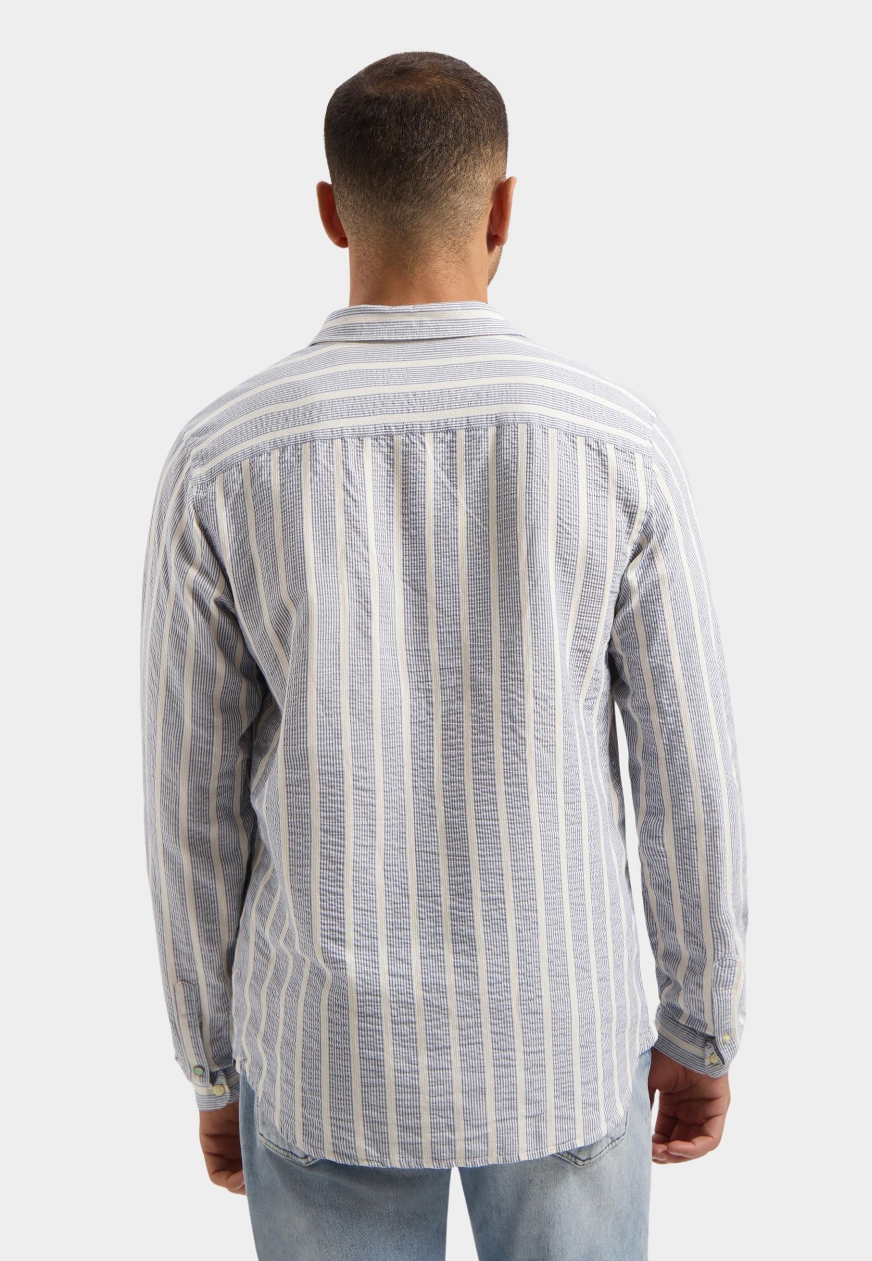 Dstrezzed Casual hemd lange mouw Blauw DS_Dore Shirt 303946/646