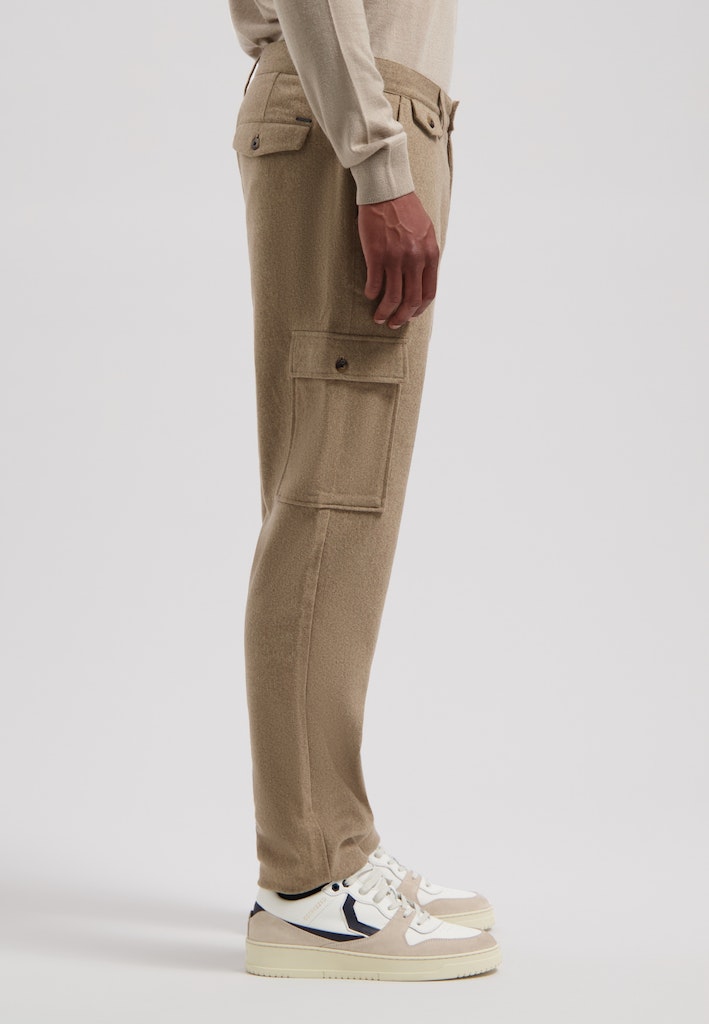 Dstrezzed Katoenen Broek Bruin DS_Marlon Wool Combat 501778/260