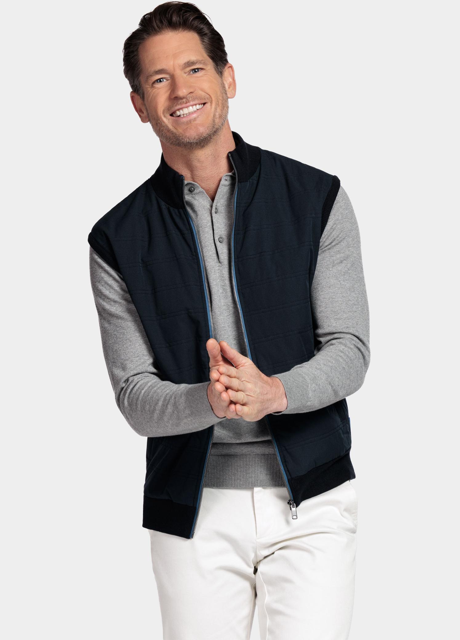 Baileys Gilet Blauw Gilet Gardigan Full Zip SL 12 618018/60