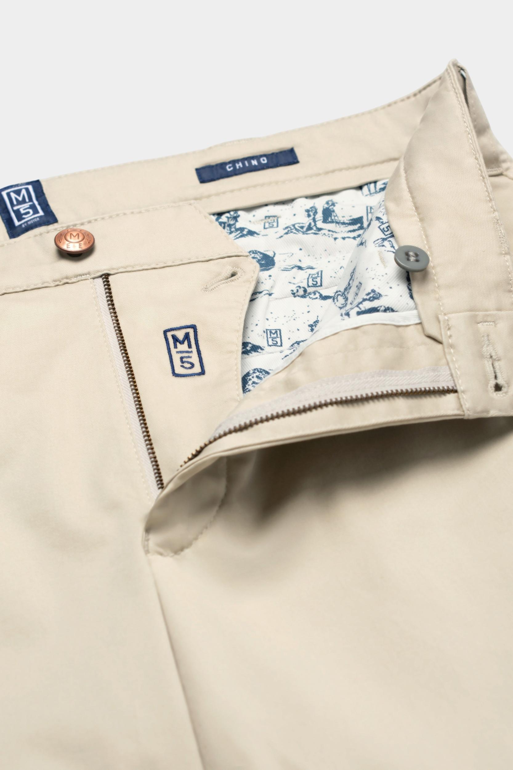 Meyer Katoenen Broek Grijs CHINO Art.1-6181 3641618100/33