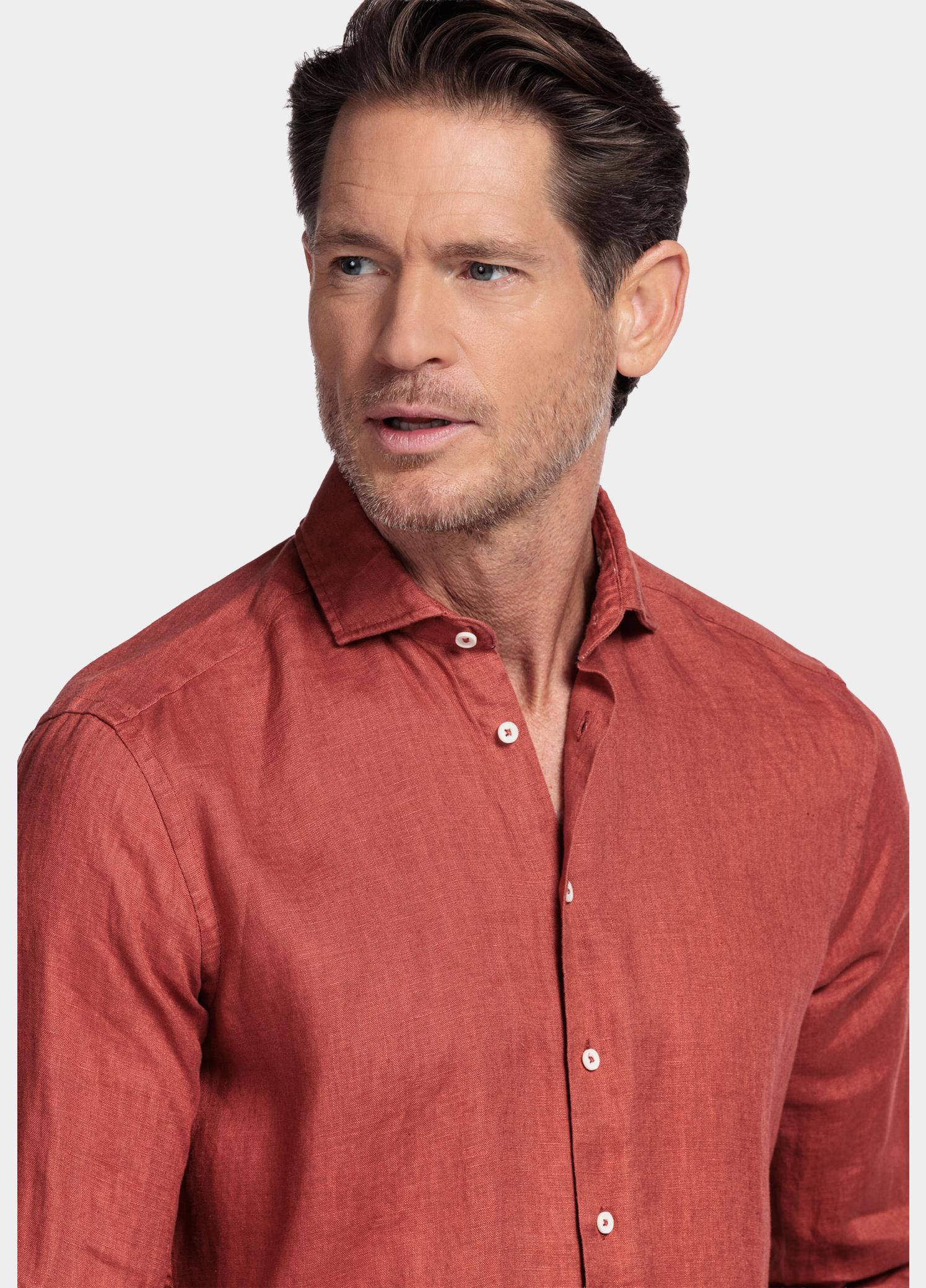 Giordano Overhemd heren Roze Row Long Sleeve Cutaway Soft 617811/31