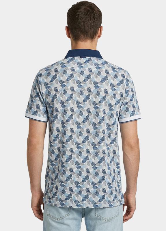 Baileys Polo heren Blauw Poloshirt 2-tone Pique, all o 615229/650