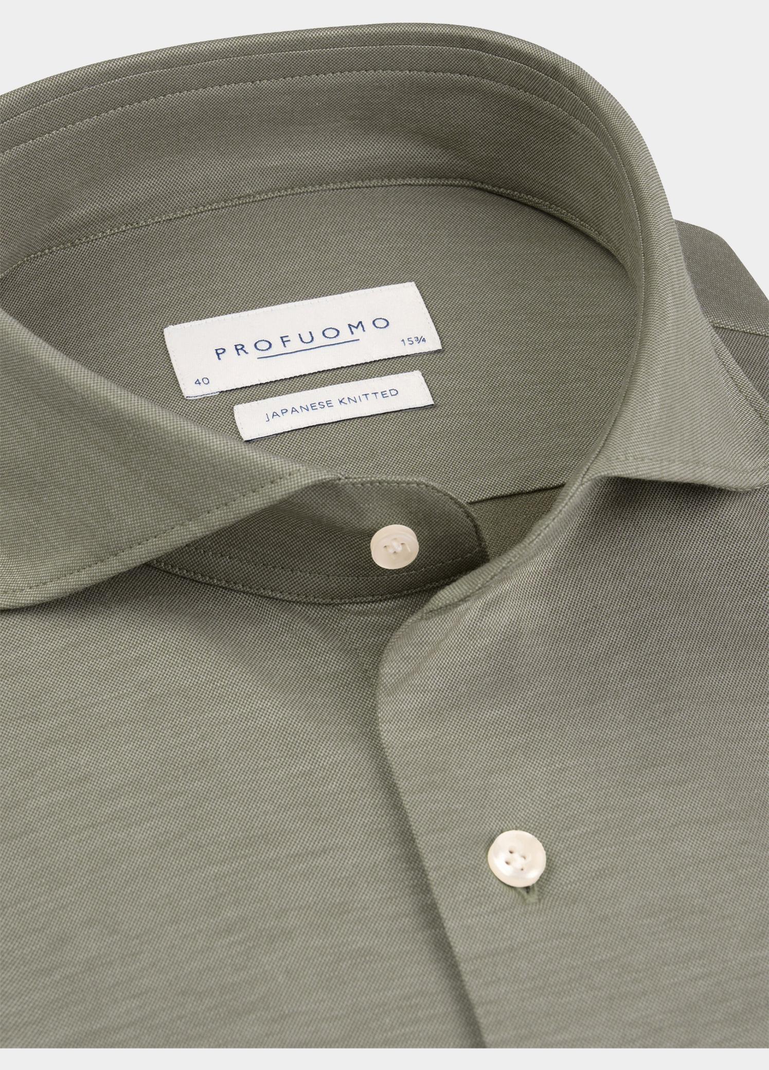 Profuomo Zakelijk overhemd heren Bruin  PPXH30020/B