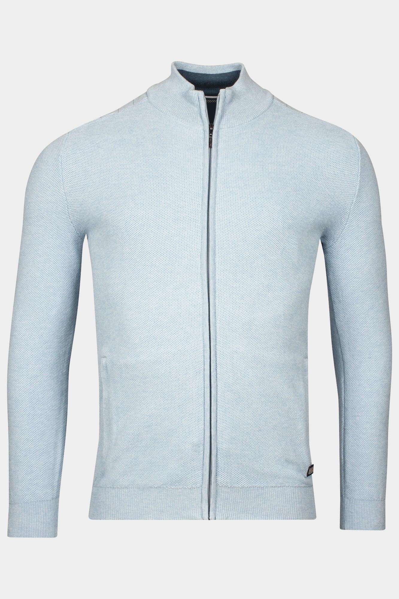Baileys Vest Blauw Cardigan Zip  12gg, all over 512065/625