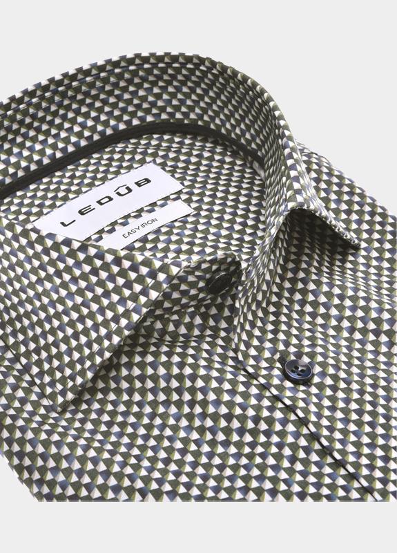 Ledub Business hemd lange mouw Blauw  0143106/195-190-000