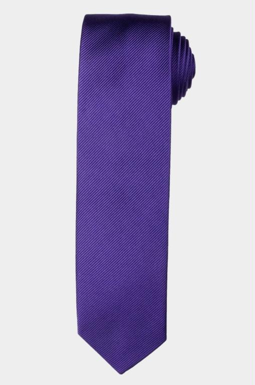 Michaelis Stropdas Paars TIE SILK WOVEN PURPLE PNBA00010O/R