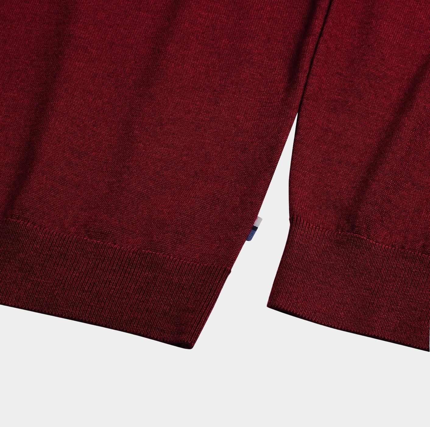 Olymp Pullover Rood Rundhals Strick 534065/39