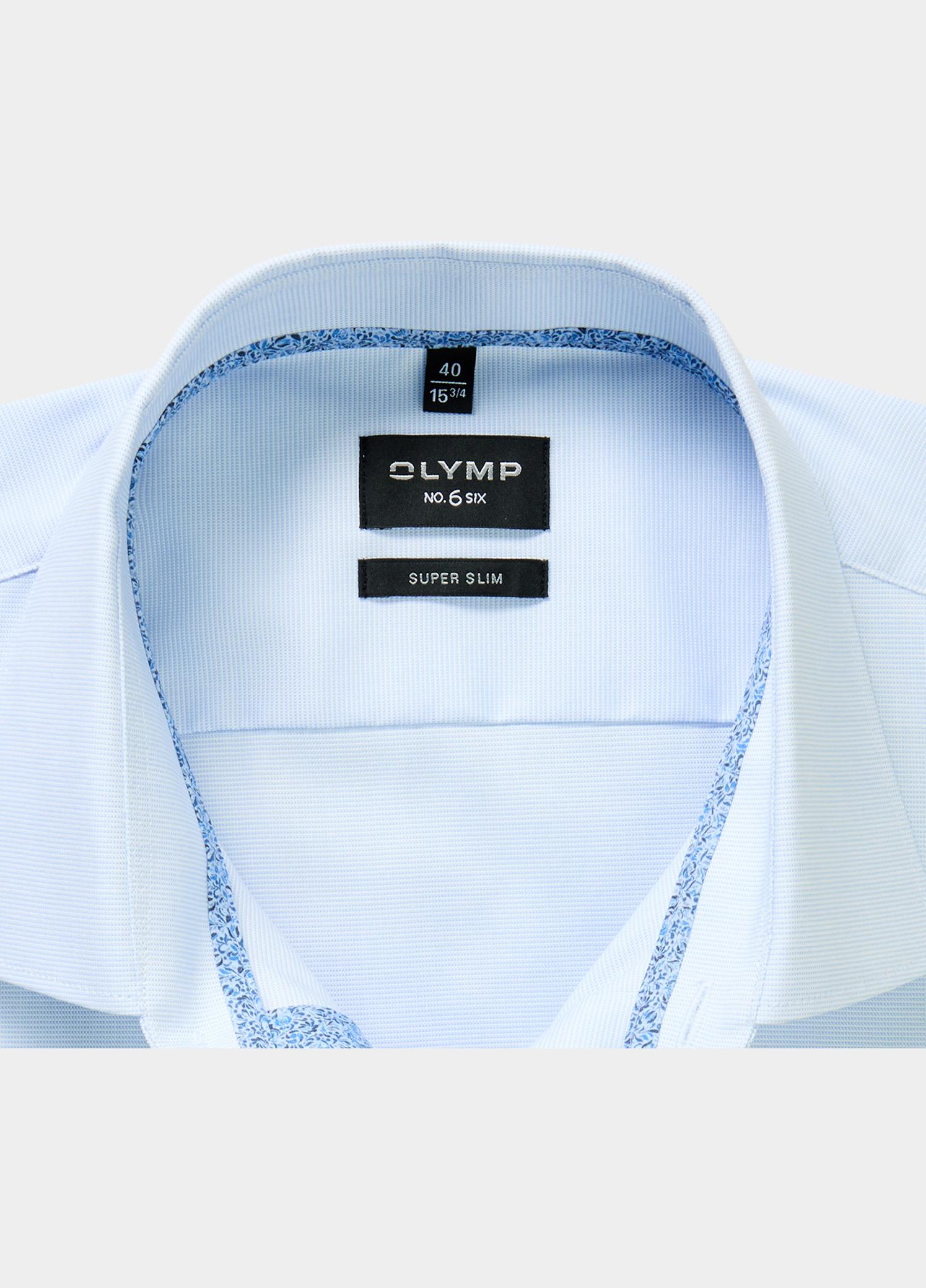 Olymp Zakelijk overhemd heren Blauw No. Six 252014/11