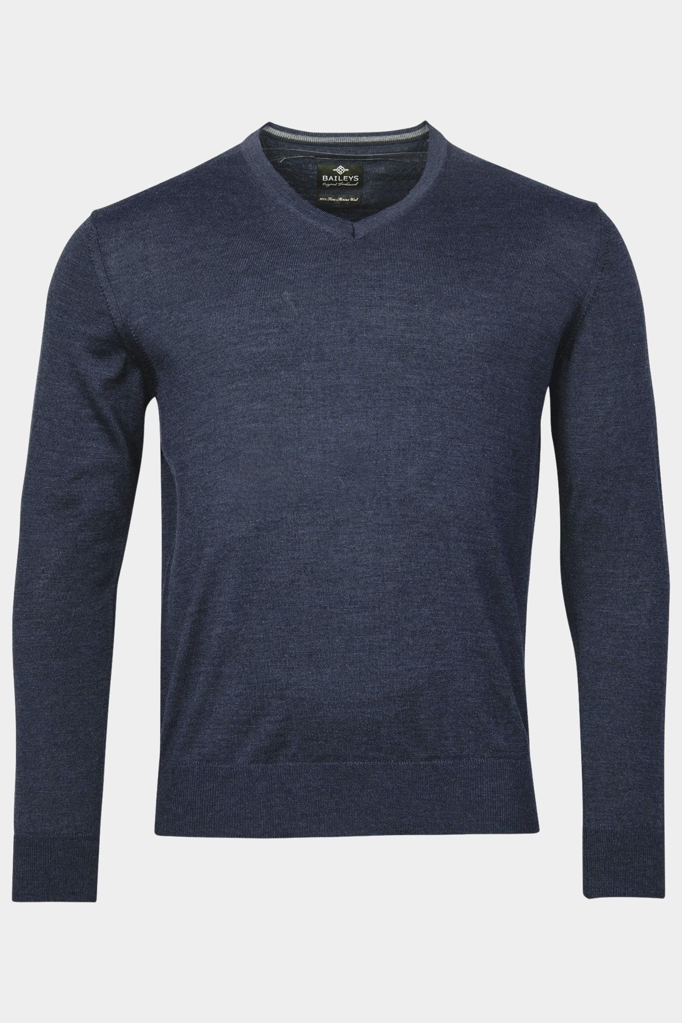Baileys Pullover Blauw V-Neck 420065/63