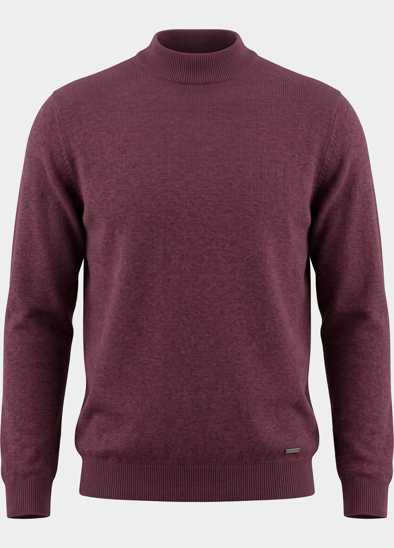 Scotland Blue Coltrui heren Rood Tex Mockneck Pull SPE00005TE06SB/6004