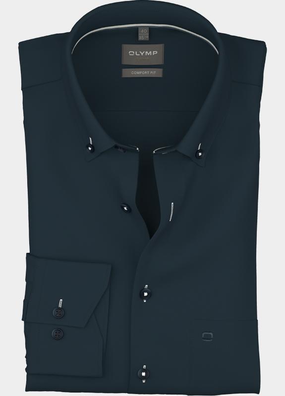 Olymp Zakelijk overhemd heren Blauw Luxor 109414/18