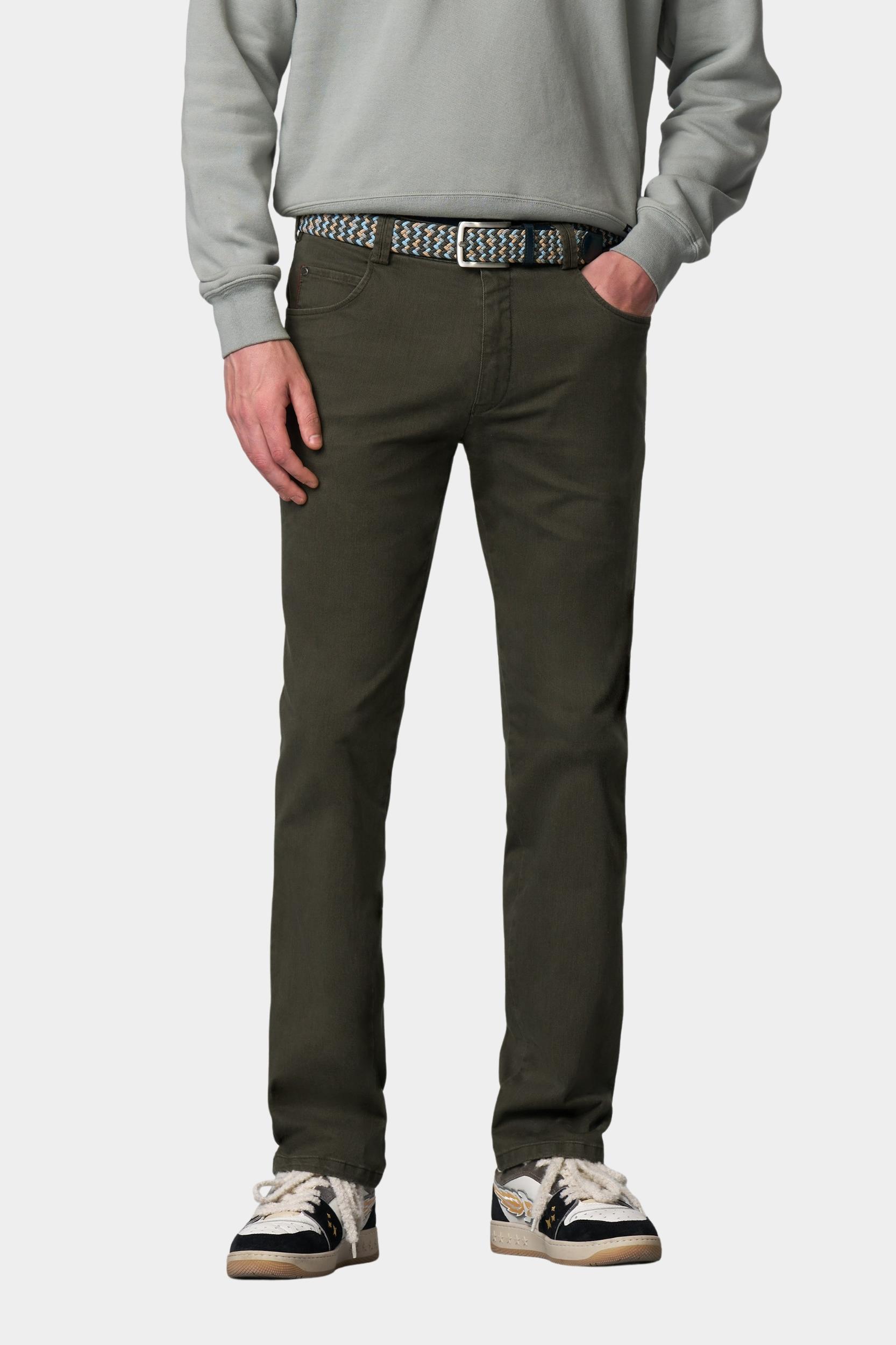 Meyer Katoenen Broek Groen DIEGO Art.2-5620 3062562000/27