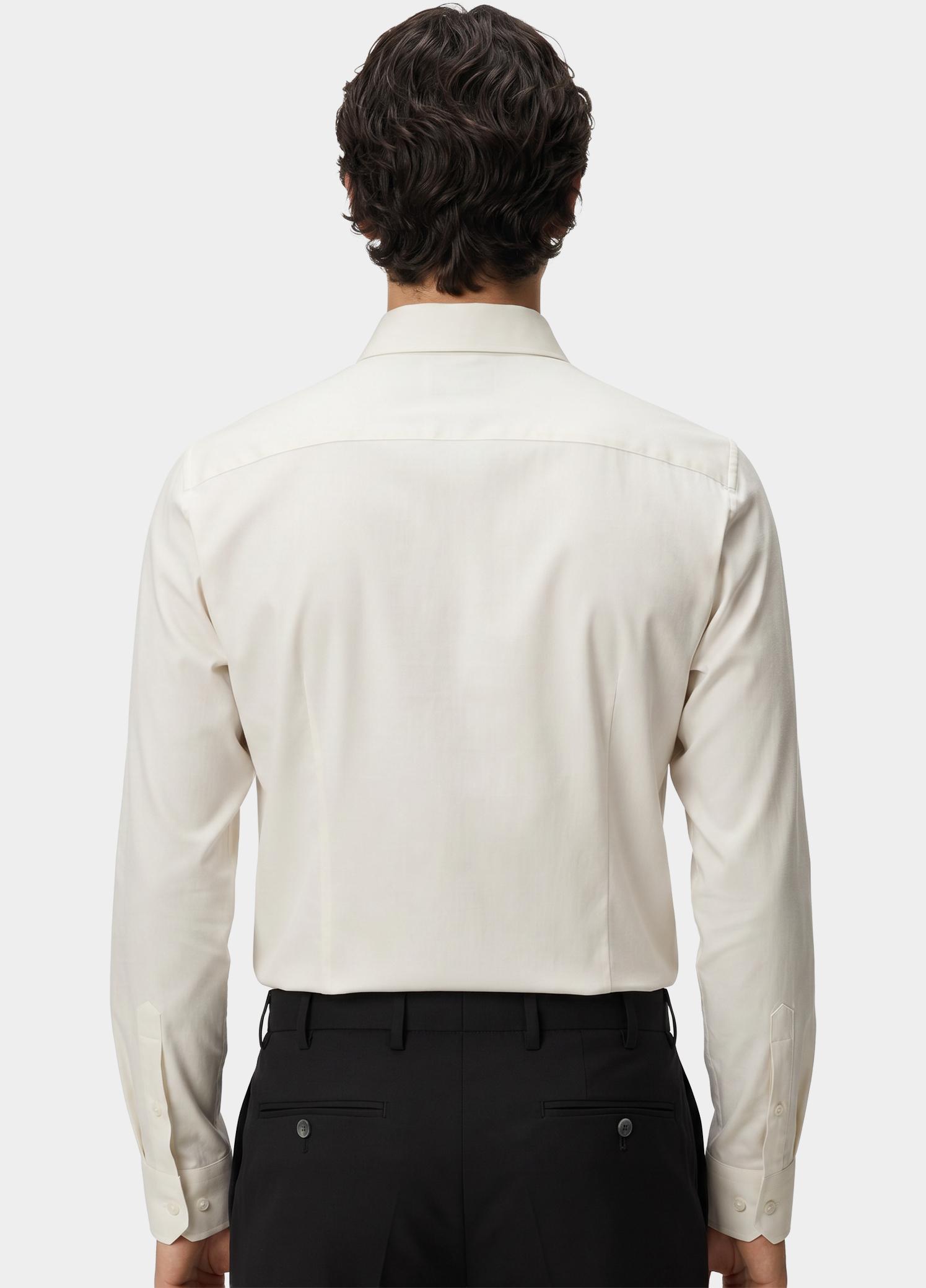 Olymp Business hemd lange mouw Beige Level 5 - body fit pasvorm 076364/20
