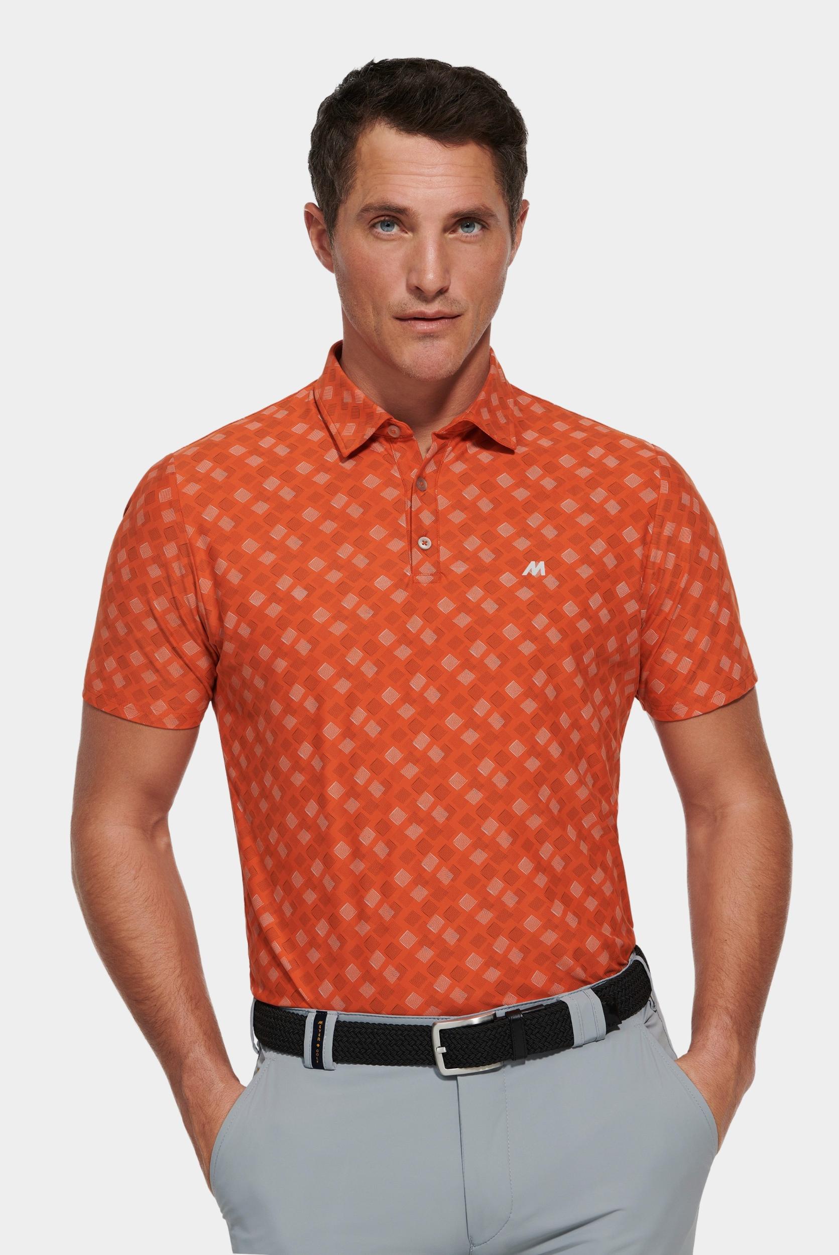 Meyer Polo korte mouw Bruin PHIL Art.9-9008 9539900800/45