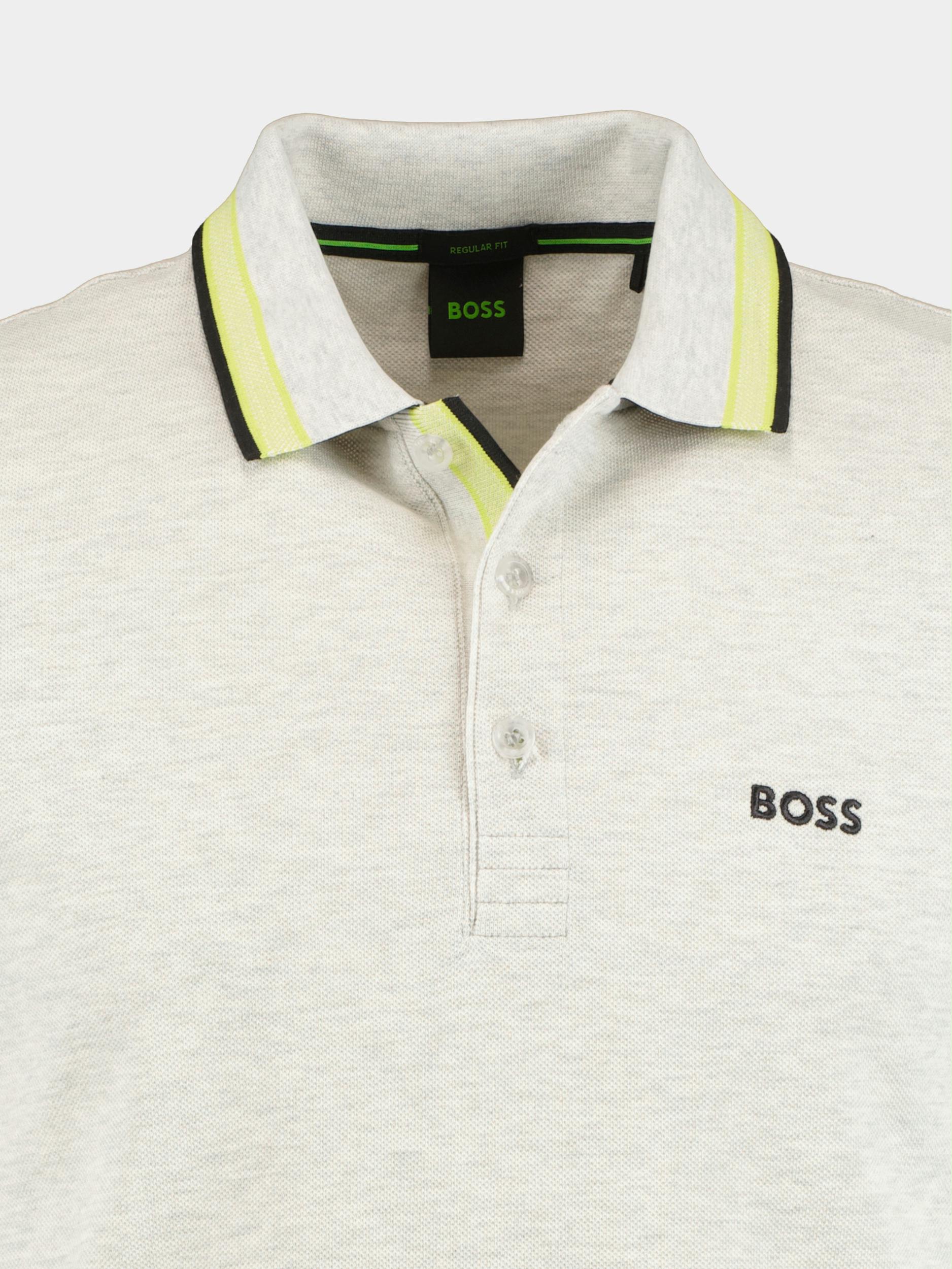BOSS Green Polo korte mouw Grijs Paddy 10241663 01 50468983/056