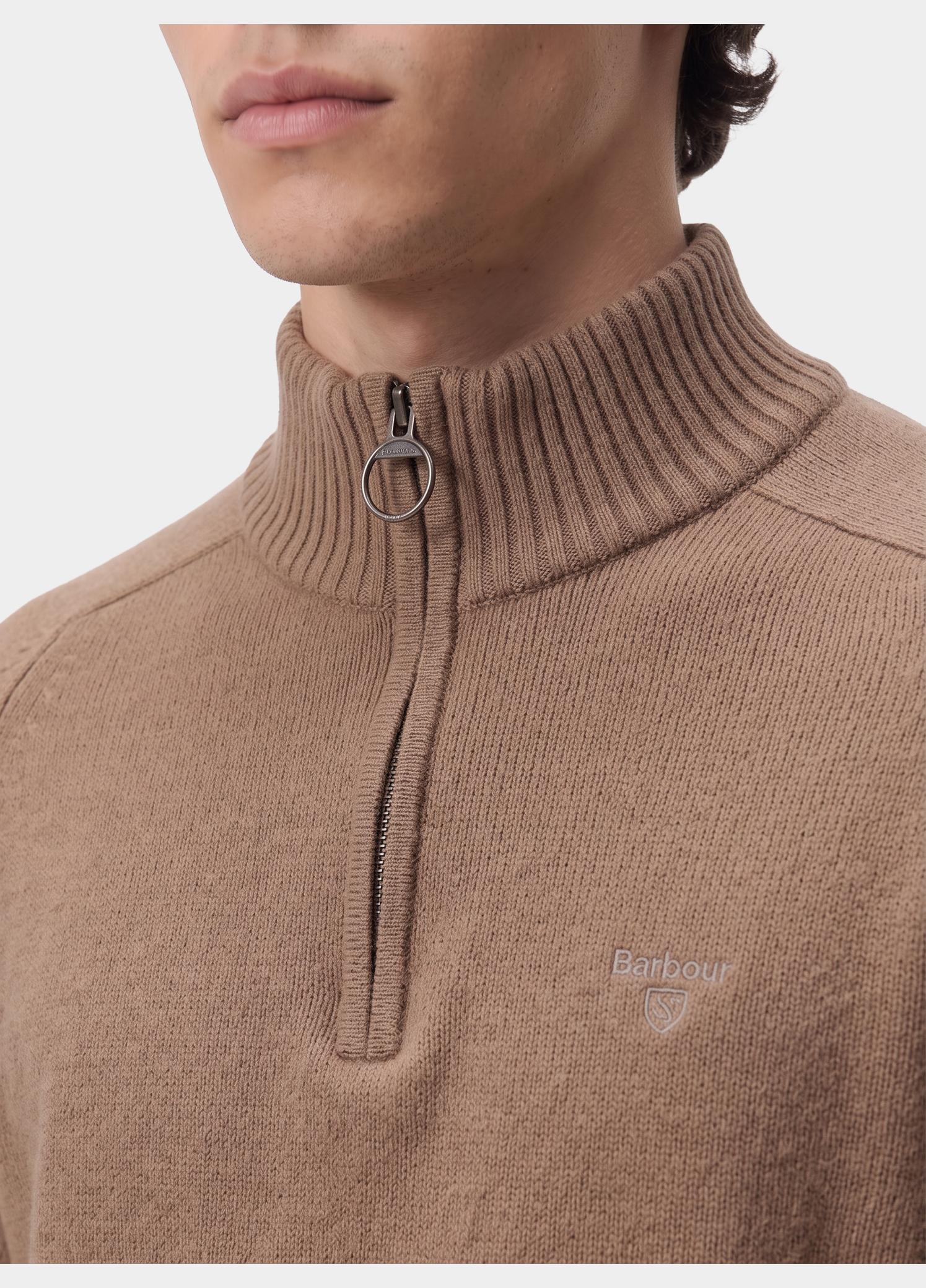 Barbour Half Zip Grijs Newtown MKN1774/ST17