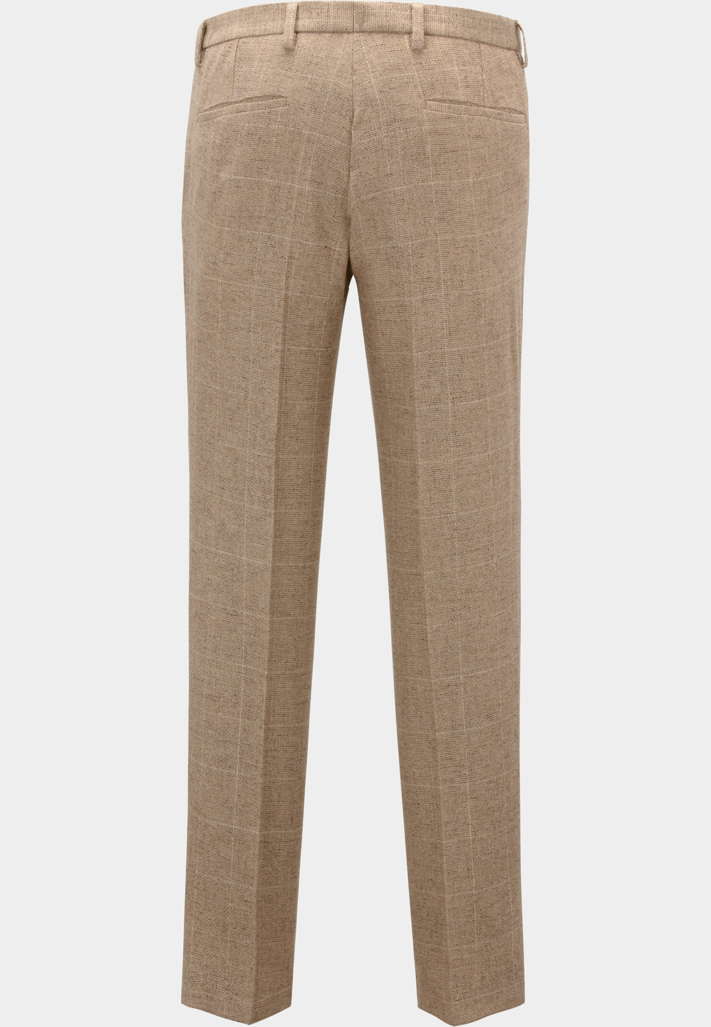 Club of Gents Pantalon Mix & Match Beige Pantalon in beige met ruit 15.004S3-230053 CG Paco/22