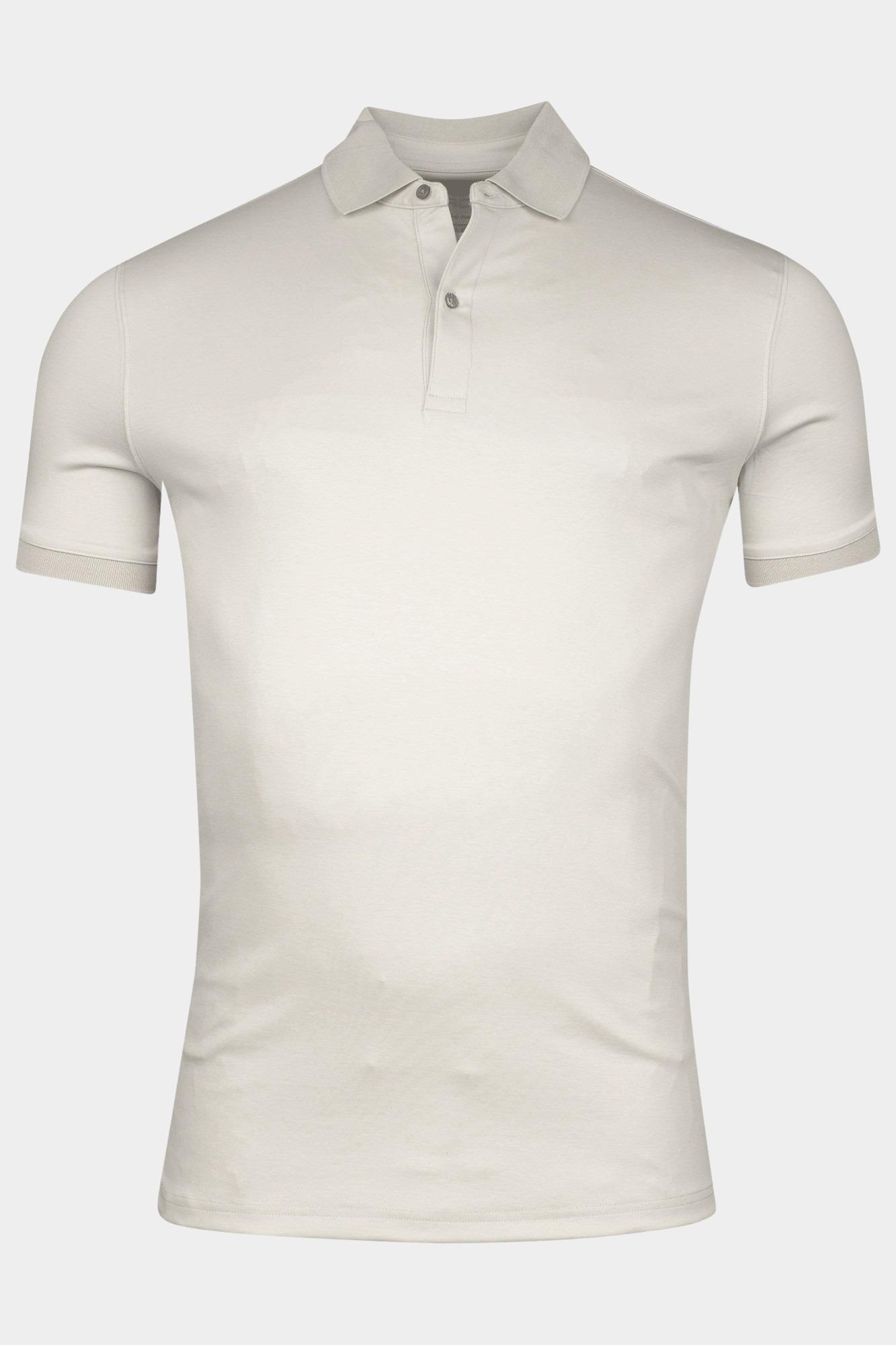 Giordano Polo korte mouw Beige Lino short sleeve polo Liquid 516578/82
