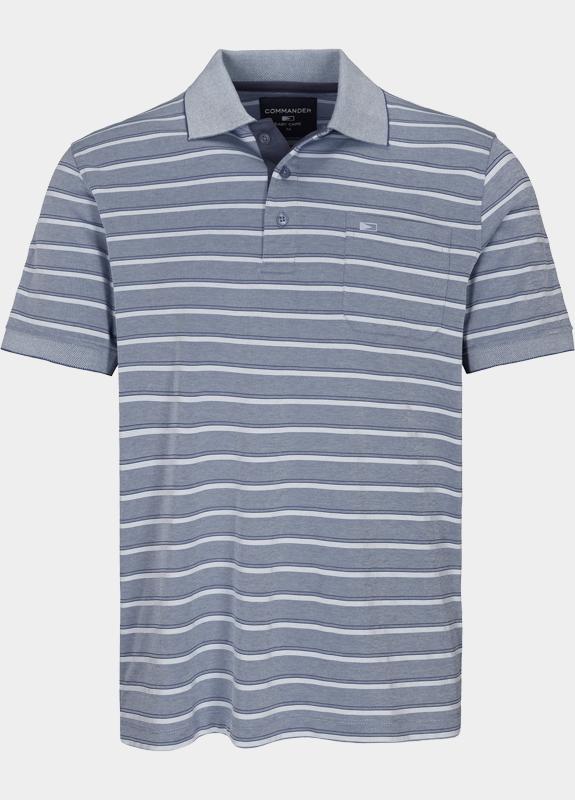 Commander flag Polo heren Blauw  214008346/640