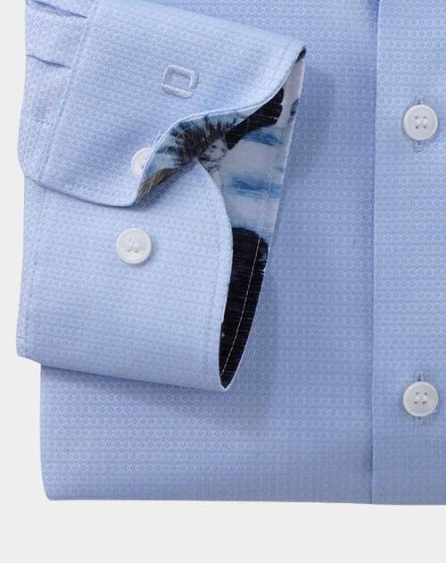 Olymp Business hemd lange mouw Blauw Level Five 209674/11