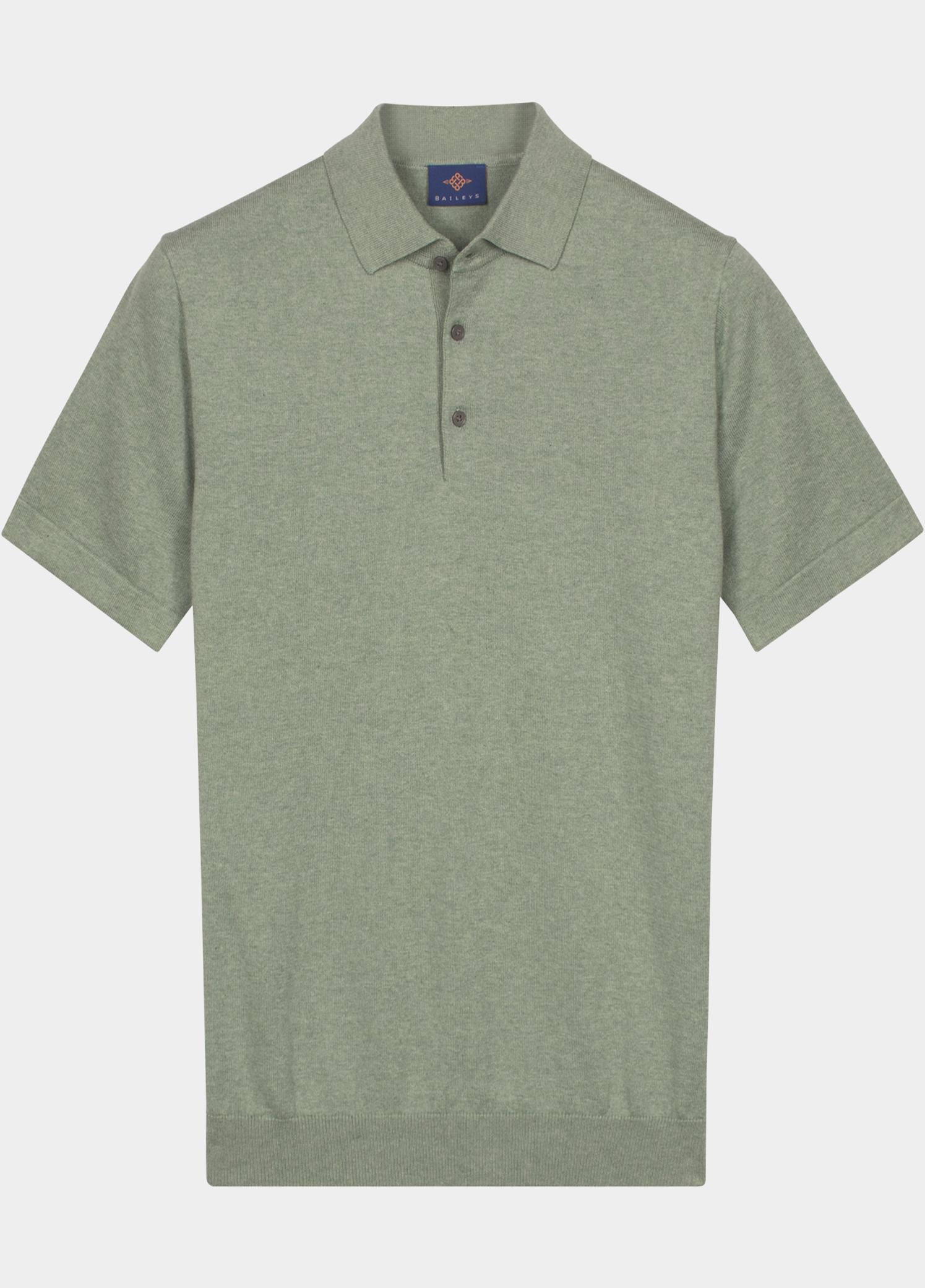 Baileys Polo heren Groen Polo knitted-SS Polo Collar 1 615788/725