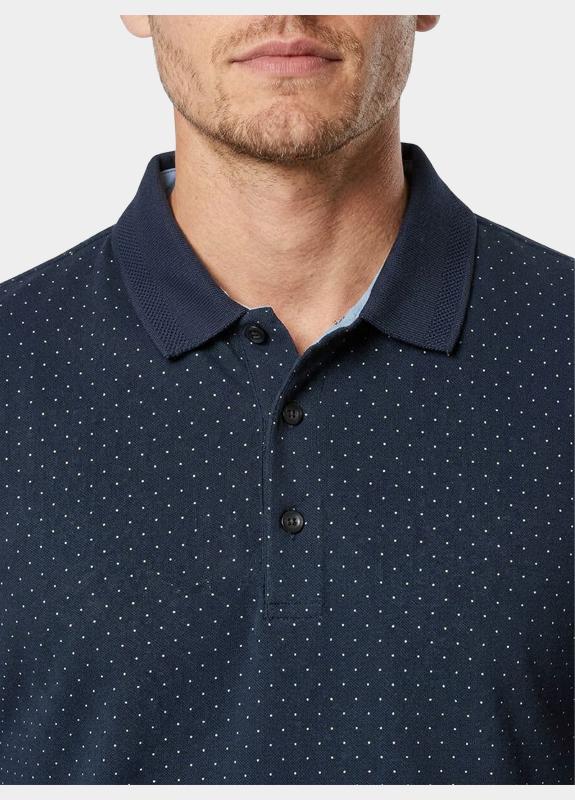 Bos Polo heren Blauw  4001R-2/Navy