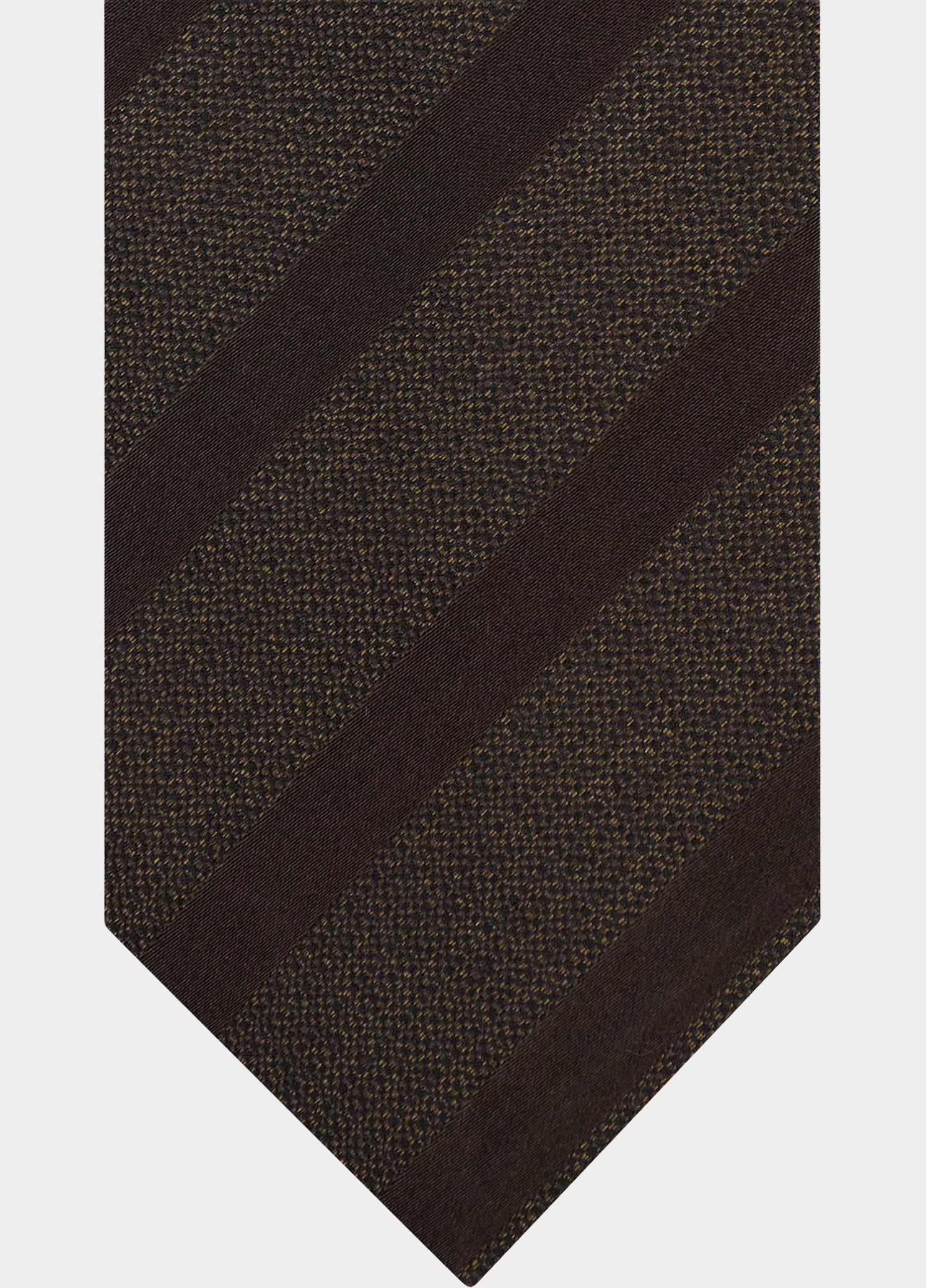 Profuomo Stropdas Bruin  PPXA30015/B