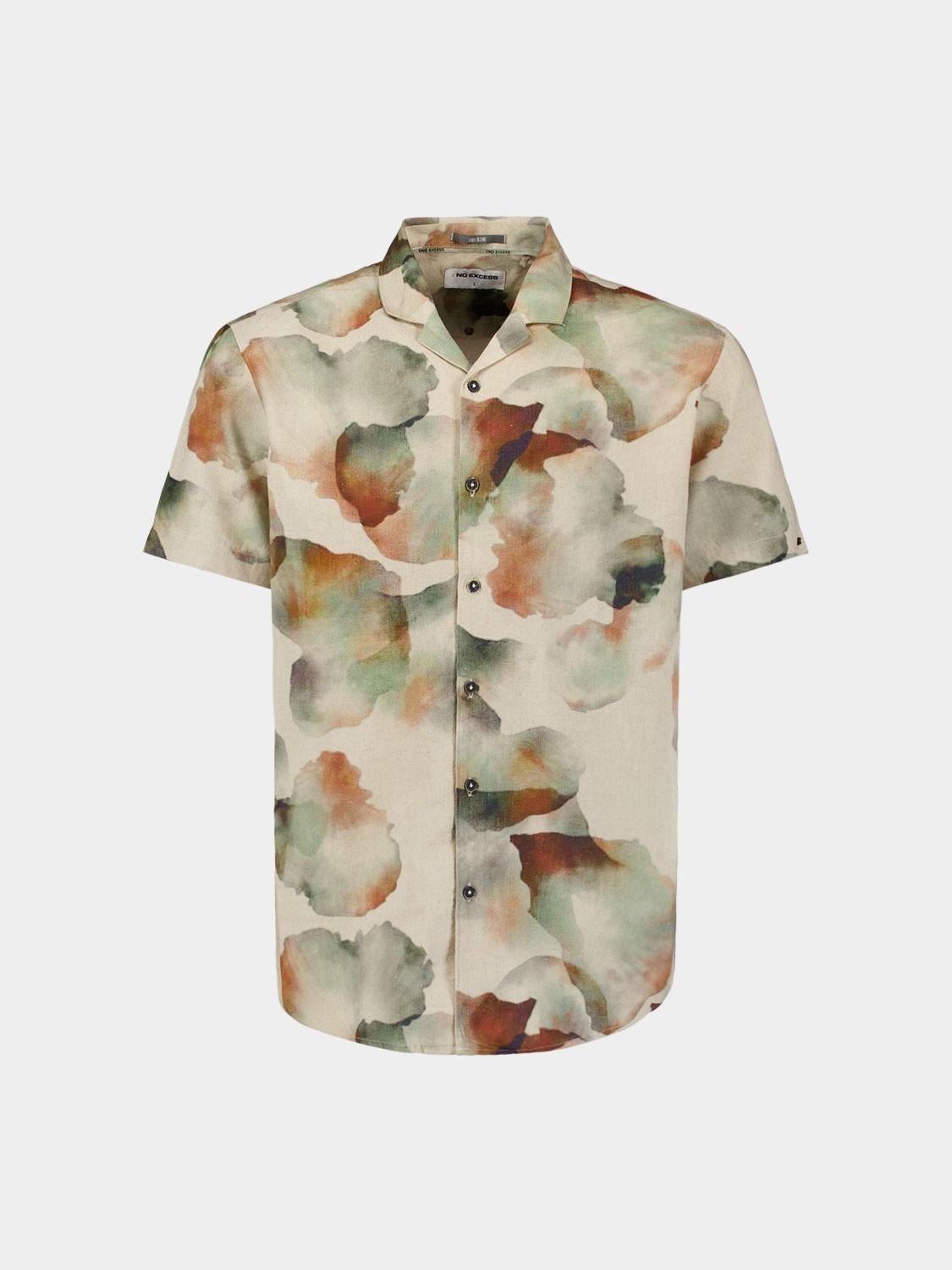 No Excess Casual hemd korte mouw Groen  27440345/058